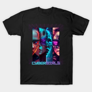 4 cyberpunk grils T-Shirt